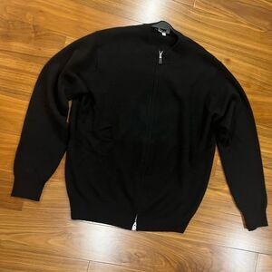 Peter Millar Men's Black cashmere zip Sweater size XL